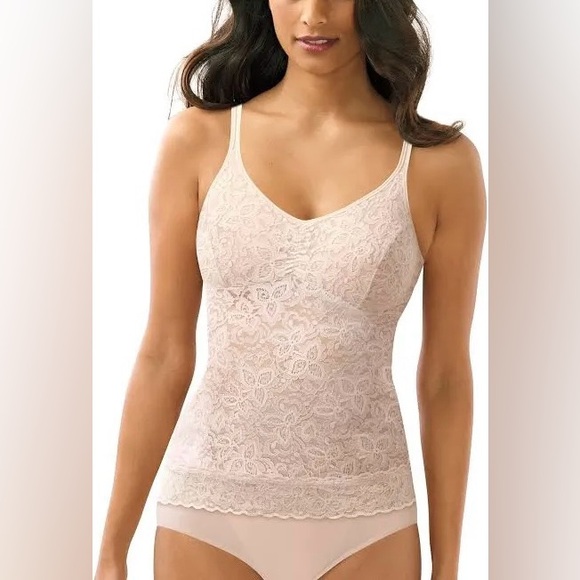 Bali‎ Lace n Smooth Cami Firm Control 2XL Rosewood NWT Tummy Control Shapewear - Picture 11 of 11